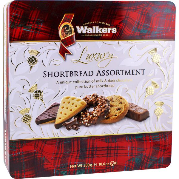 Walkers Luxury Shortbread Assortment, 300 g, Geschenkdose