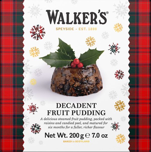 Walkers Decadent Fruit Pudding, 200 g