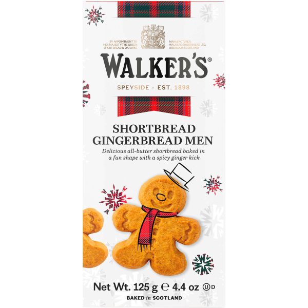 Walkers Shortbread Gingerbread Man, 125 g